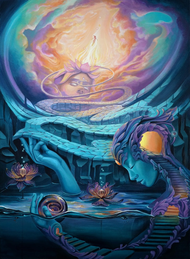 "Journey Through the Mind" Paper Print