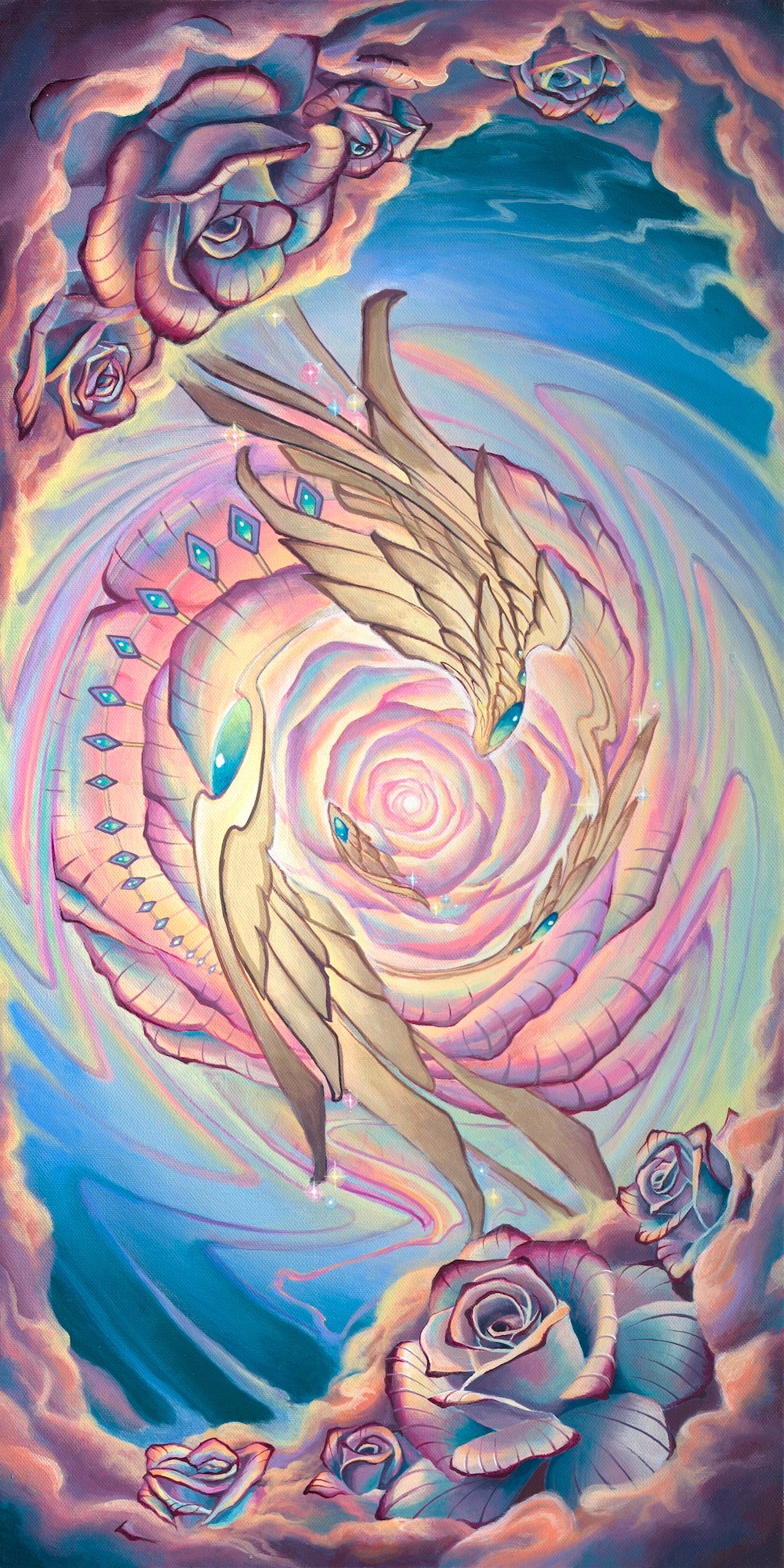 "Rose Portal" Original Painting