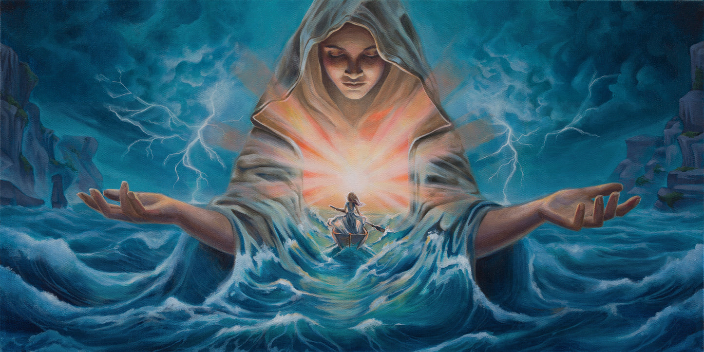 "Saṃsāra Sāgara" Paper Print