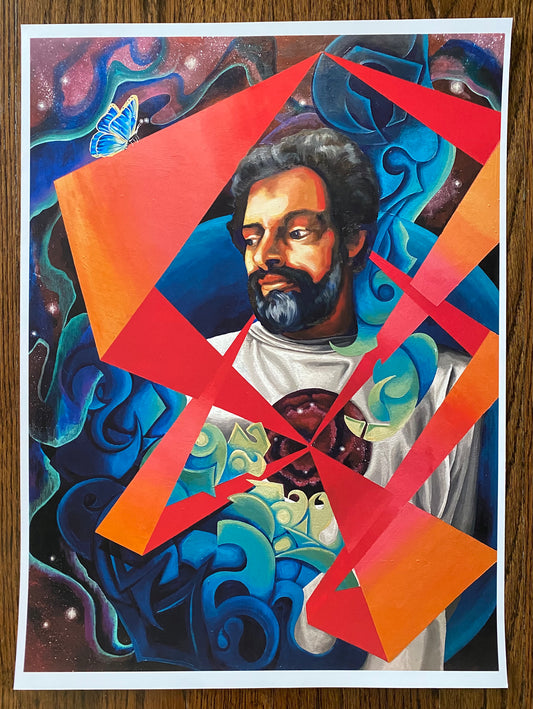 Transcendental Explorer Paper Print