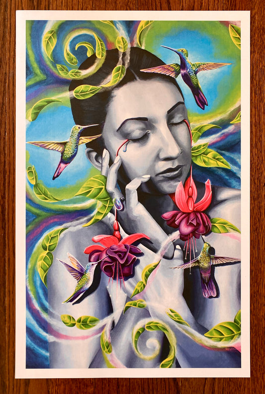 Let Her Hold You Paper Print