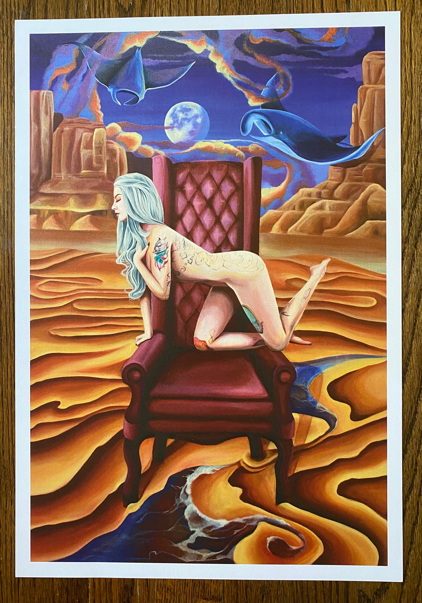 Peaceful Polarity Paper Print